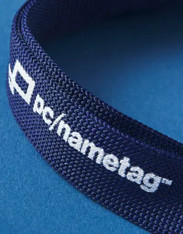 Soft screen printed lanyards for conferences
