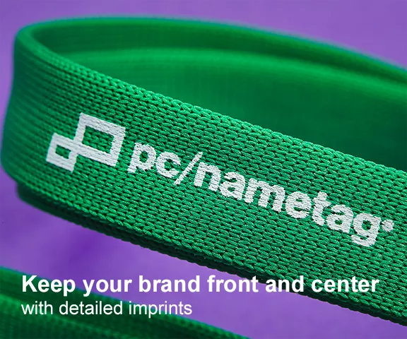 Custom lanyards with detailed screen printing