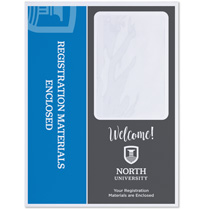 customizable bulk registration envelopes for events and meetings