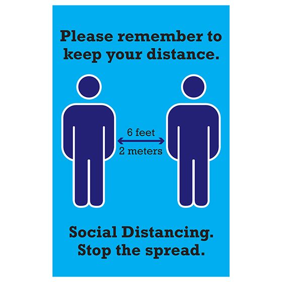 Social Distancing Signage