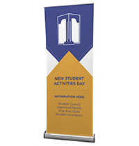 custom retractable banners for trade shows, meetings, conventions, events