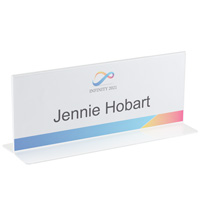 bulk name tents, place cards, and name tag holders for meetings and events