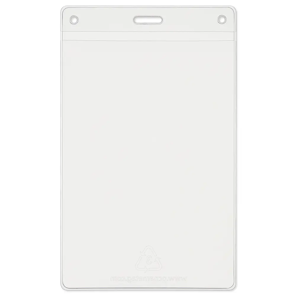 Shop non-glare name tag holders for events