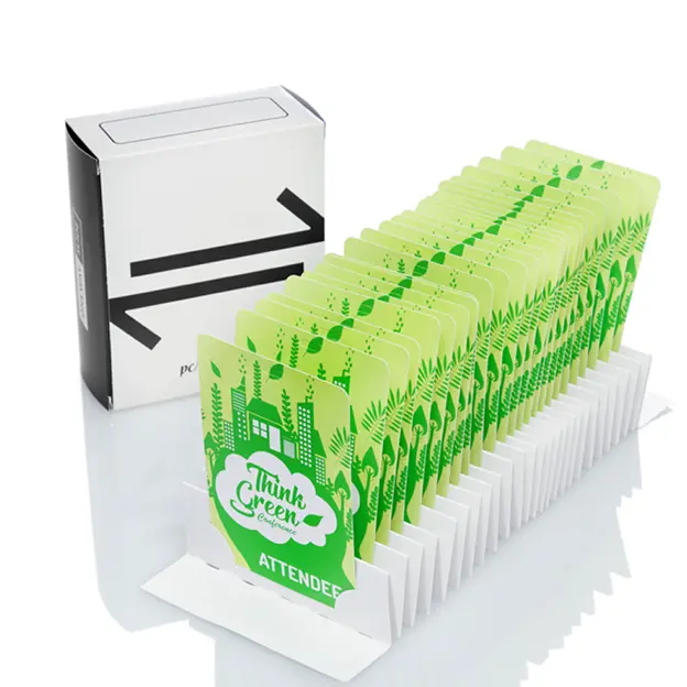 recyclable event badge organizer
