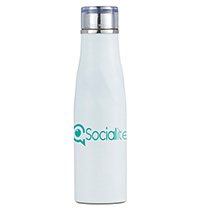 custom branded promotional water bottles, coffee mugs and drinkware for tradeshows, employee aprreciation