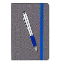 customizable promotional pens and notebooks for trade shows, conventions, events