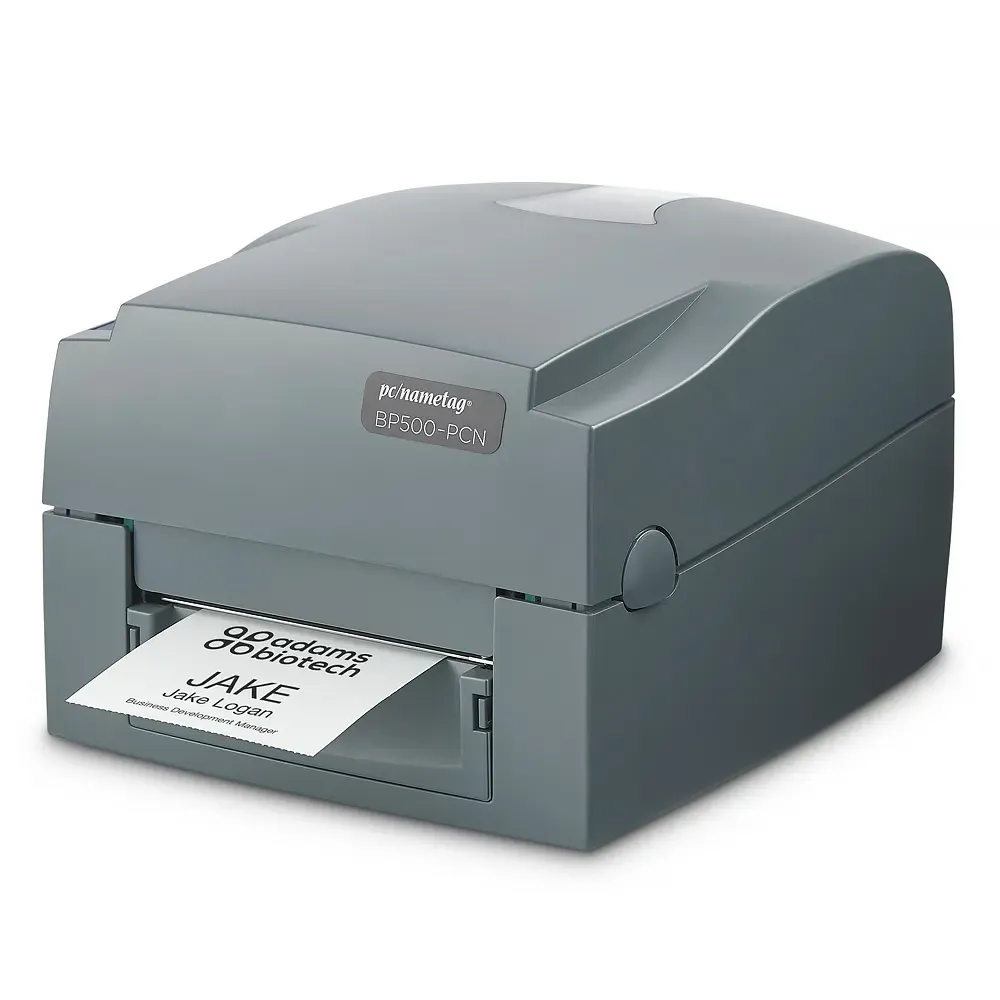 Thermal printer for name tags at registration desk