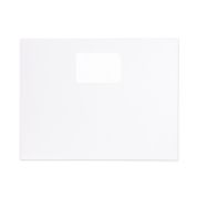 13" x 10" White Eco Paper Registration Envelope, Window with Pocket, Blank