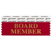 4" x 1-5/8" BOARD MEMBER stack-a-ribbon ®, Red