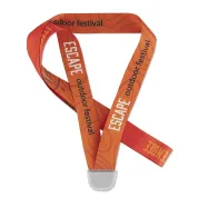 CLBEVLV_01 full color imprint lanyard with no spin attachment