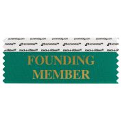 4" x 1-5/8" FOUNDING MEMBER stack-a-ribbon ®, Teal