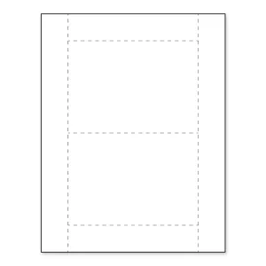 4-1/4" x 6" blank Agenda Paper Inserts for events