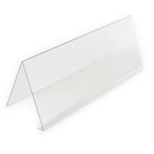 plastic name tent holder that holds 11inch x 4.25inch paper name tents