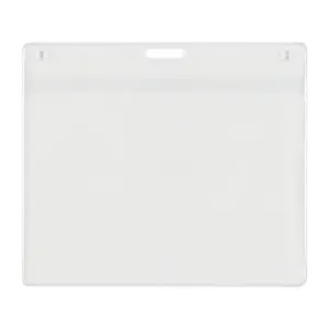 4x3 name tag holder made with 38% thicker material and stronger edge welds
