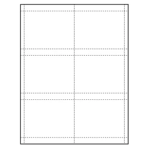 4" x 3" full bleed printing Paper Name Tag Inserts