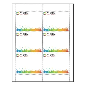 4" x 3" Paper Name Tag Inserts compatible with laser and inkjet printers
