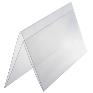 foldable plastic name tent holder