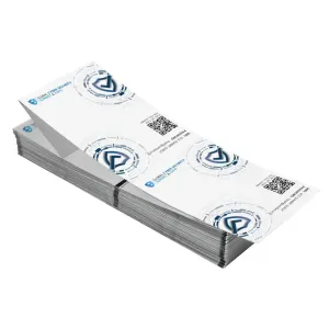 Each 4”x3” full-color name badge contains a Monza R6 RFID chip. Double-sided 4"x3" RFID name tags can fit in badge holders 