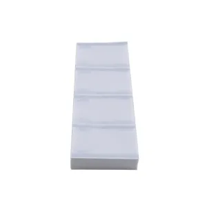 3-3/4" x 3" Clear Adhesive Labels for thermal printers