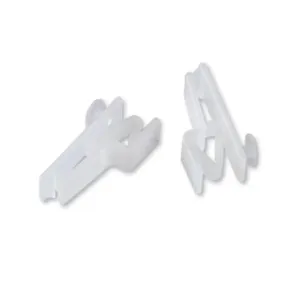 Recyclable plastic clip for TEMP name badges