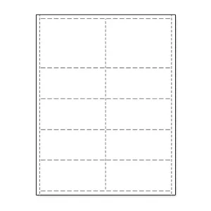 two blank 4" x 3" name tag inserts alongside eight detachable 4" x 1-7/8" tickets