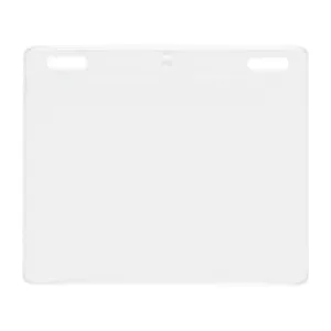 4" x 3" name tag holder made with 38% thicker material and stronger edge welds