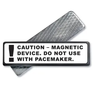 Adhesive magnet for name tag and badges
