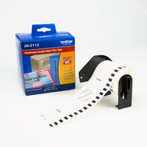2.4" clear adhesive labels for direct thermal printing
