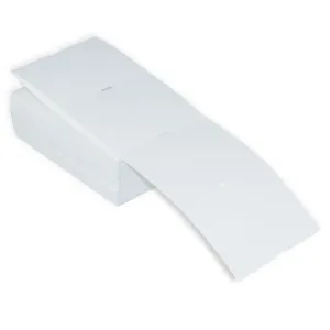 4x3 Single-sided blank event badge with white borders  