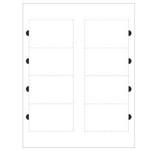 Print the number of inserts you want with your inkjet printer and use the rest later for new staff members