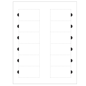 Print the number of inserts you want with your laser printer and use the rest later for new staff members