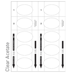 Print the number of inserts you want with your inkjet printer and use the rest later for new staff members
