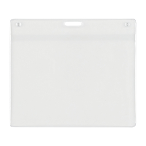 4x3 name tag holder made with 38% thicker material and stronger edge welds