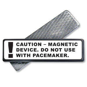 Adhesive magnet for name tag and badges