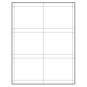 4" x 3" full bleed printing Paper Name Tag Inserts