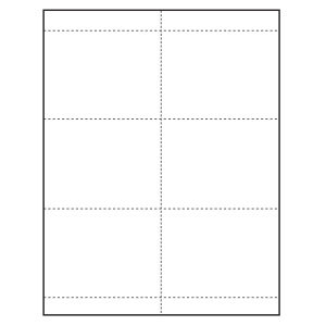 4-1/4" x 3" oversized blank Paper Name Tag Inserts