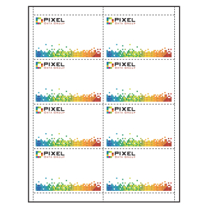 4" x 2-1/2" Paper Name Tag Inserts compatible with laser and inkjet printers