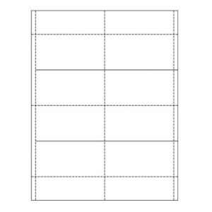 4inch x 2-1/16inch blank Paper Name Tents