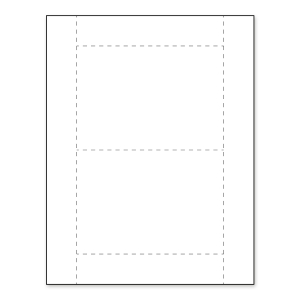 4-1/4" x 6" blank Agenda Paper Inserts for events