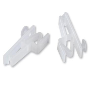 Recyclable plastic clip for TEMP name badges