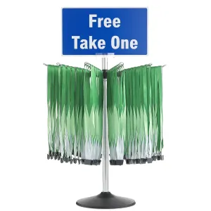 lanyard stand for conventions can hold up to 150 lanyard