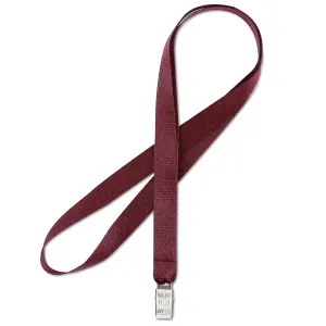 bulk blank burgundy red lanyard