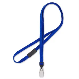 budget friendly blue breakaway lanyard