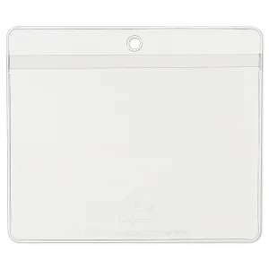 4x3 name tag holder made with 38% thicker material and stronger edge welds