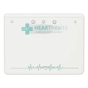 4 x 3 reusable and recyclable magnetic name badge holder with custom imprint for events