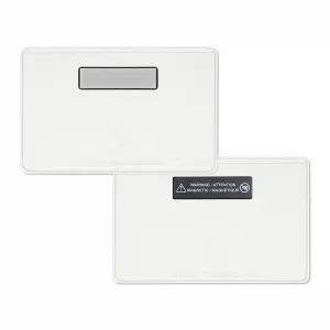 4"x2.5" name tag holder made with 38% thicker material and stronger edge welds