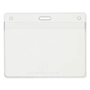4-1/4" x 3" Quick Trim Name Tag Holder with Slot