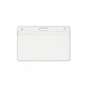 4"x2.5" name tag holder made with 38% thicker material and stronger edge welds