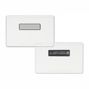 3-1/2inx2-1/4in reusable and recyclable name tag holders that are easy to fill