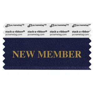 S3NEMENAGO_01 navy new member badge ribbon